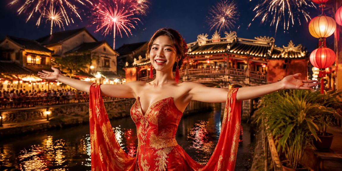 Không khí cá cược sôi động tại chợ đêm Hội An